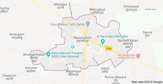 Nawanshahr In Punjab Map City Maps – Nawanshahr